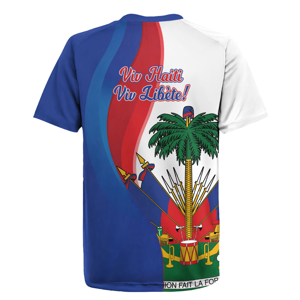 Haiti Independence Day Rugby Jersey 1804 Viv Haiti Viv Libete