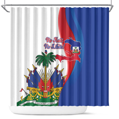 Haiti Independence Day Shower Curtain 1804 Viv Haiti Viv Libete