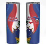 Haiti Independence Day Skinny Tumbler 1804 Viv Haiti Viv Libete