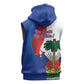Haiti Independence Day Sleeveless Hoodie 1804 Viv Haiti Viv Libete