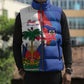 Haiti Independence Day Sleeveless Puffer Jacket 1804 Viv Haiti Viv Libete