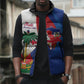 Haiti Independence Day Sleeveless Puffer Jacket 1804 Viv Haiti Viv Libete