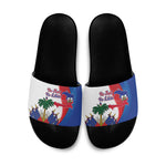Haiti Independence Day Slide Sandals 1804 Viv Haiti Viv Libete