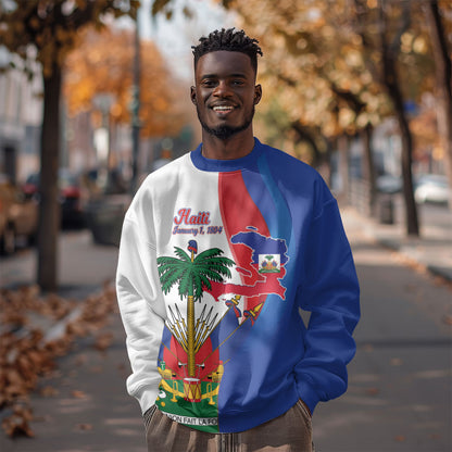 Haiti Independence Day Sweatshirt 1804 Viv Haiti Viv Libete