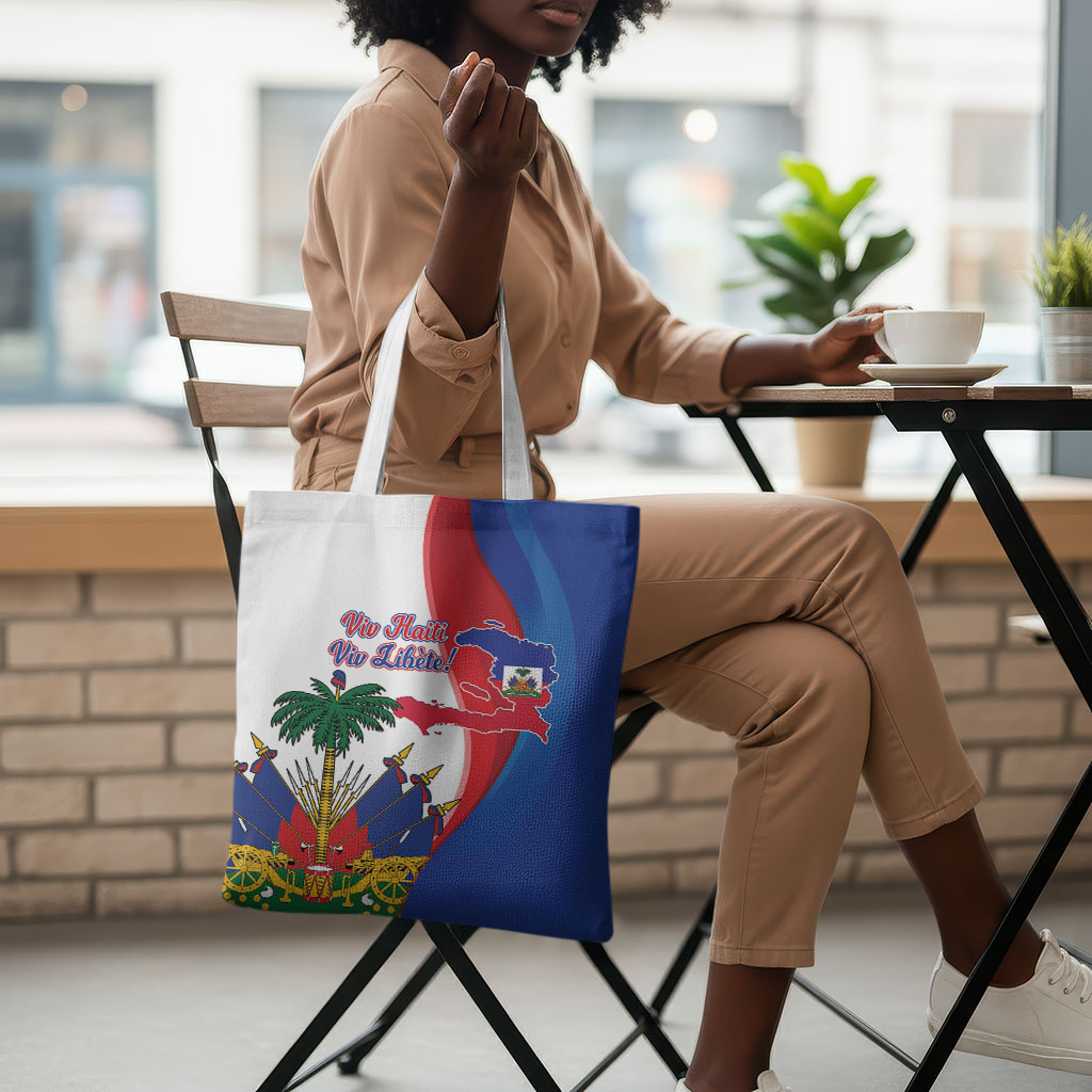 Haiti Independence Day Tote Bag 1804 Viv Haiti Viv Libete