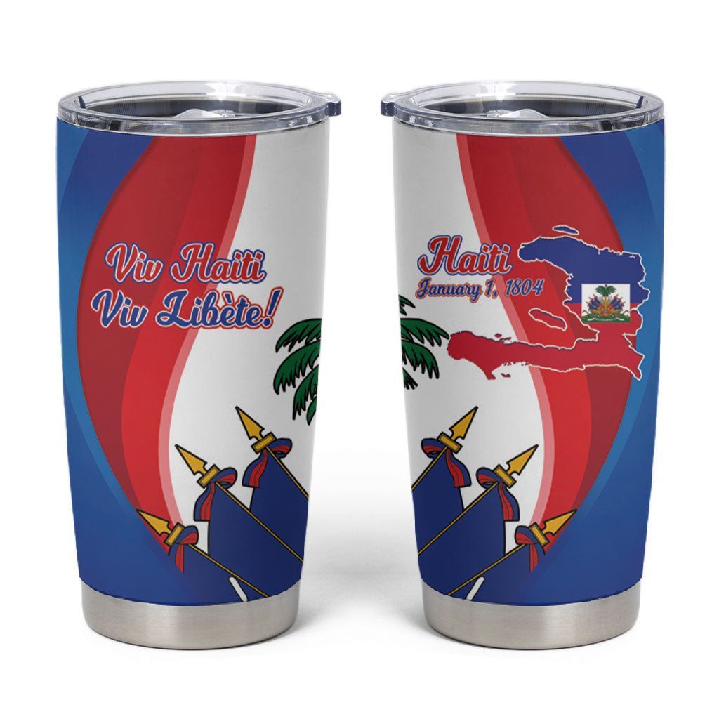 Haiti Independence Day Tumbler Cup 1804 Viv Haiti Viv Libete