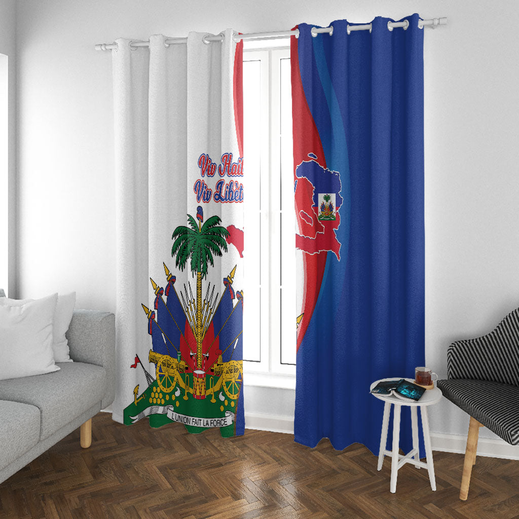 Haiti Independence Day Window Curtain 1804 Viv Haiti Viv Libete