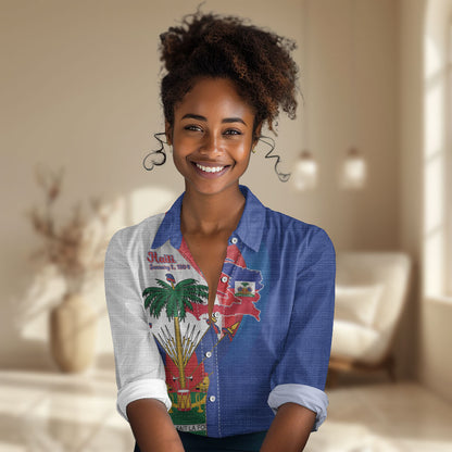 Haiti Independence Day Women Casual Shirt 1804 Viv Haiti Viv Libete