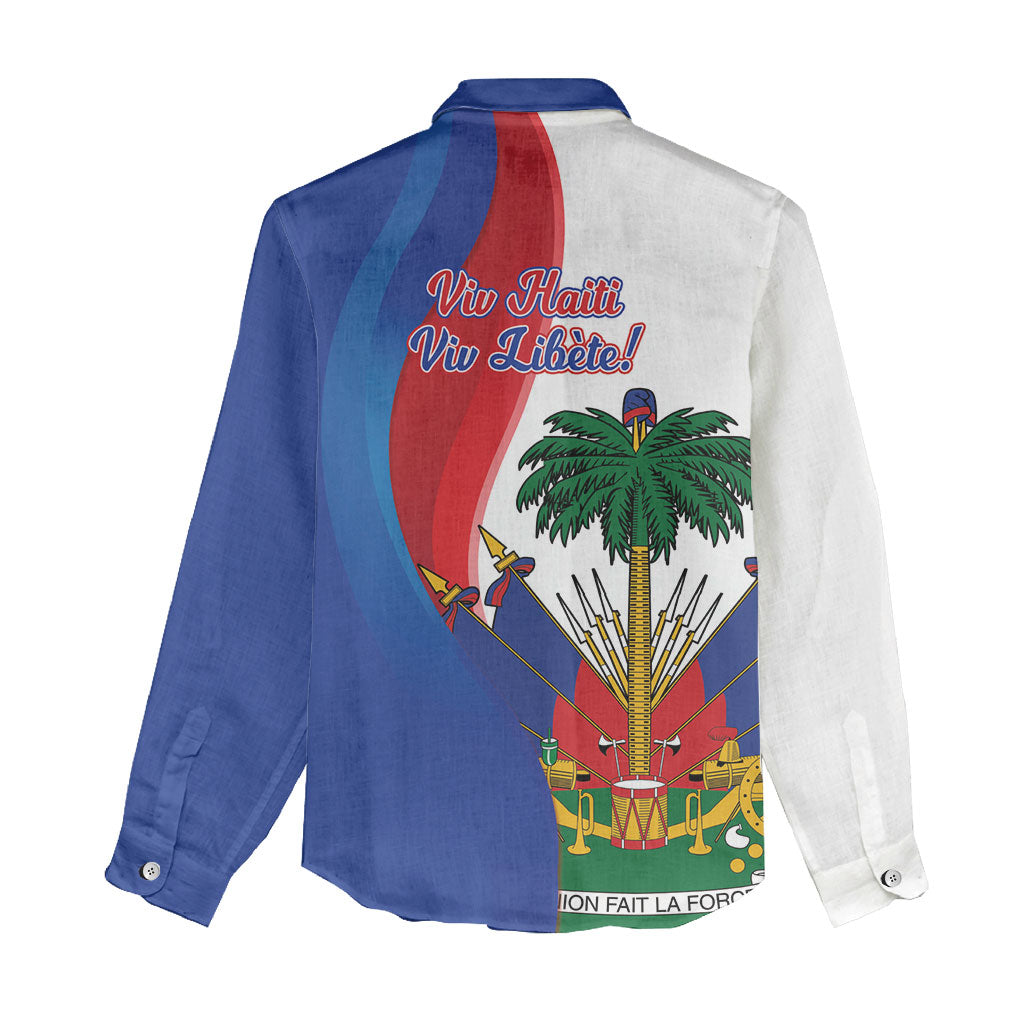 Haiti Independence Day Women Casual Shirt 1804 Viv Haiti Viv Libete
