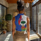 Haiti Independence Day Women Sleeveless Polo Shirt 1804 Viv Haiti Viv Libete