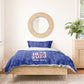 Personalized Afro Haiti Football Bedding Set Les Grenadiers Made History Once Again Blue Color - African Pride