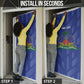 Personalized Haiti Football Door Cover Les Grenadiers Made History Once Again Blue Color