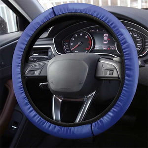 Afro Haiti Football Steering Wheel Cover Les Grenadiers Made History Once Again Blue Color - African Pride