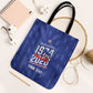 Personalized Haiti Football Tote Bag Les Grenadiers Made History Once Again Blue Color