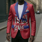 Personalized Haiti Football Blazer Les Grenadiers Made History Once Again Red Color