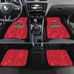 Personalized Afro Haiti Football Car Mats Les Grenadiers Made History Once Again Red Color - African Pride