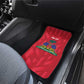 Personalized Afro Haiti Football Car Mats Les Grenadiers Made History Once Again Red Color - African Pride
