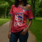 Personalized Haiti Football Cross Shoulder Shirt Les Grenadiers Made History Once Again Red Color
