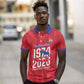 Personalized Afro Haiti Football Polo Shirt Les Grenadiers Made History Once Again Red Color LT14