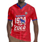 Personalized Afro Haiti Football Rugby Jersey Les Grenadiers Made History Once Again Red Color LT14