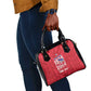 Personalized Afro Haiti Football Shoulder Handbag Les Grenadiers Made History Once Again Red Color - African Pride