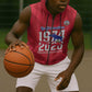Personalized Afro Haiti Football Sleeveless Zip Hoodie Les Grenadiers Made History Once Again Red Color - African Pride