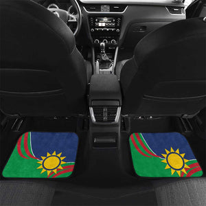 Namibia Independence Day Car Mats Coat Of Arms Curve Style