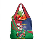 Namibia Independence Day Grocery Bag Coat Of Arms Curve Style
