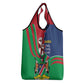 Namibia Independence Day Grocery Bag Coat Of Arms Curve Style