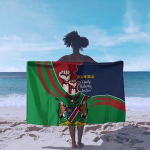 Namibia Independence Day Sarong Coat Of Arms Curve Style