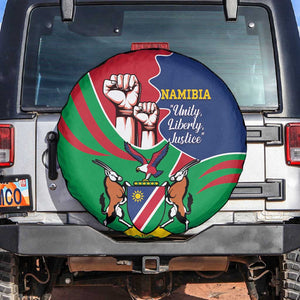 Namibia Independence Day Spare Tire Cover Coat Of Arms Curve Style