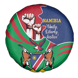 Namibia Independence Day Spare Tire Cover Coat Of Arms Curve Style