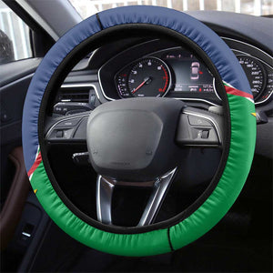 Namibia Independence Day Steering Wheel Cover Coat Of Arms Curve Style