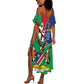 Namibia Independence Day Summer Maxi Dress Coat Of Arms Curve Style