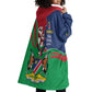 Namibia Independence Day Wearable Blanket Hoodie Coat Of Arms Curve Style