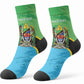 Personalized Tanzania Independence Day Crew Socks Happy 65th Anniversary Grunge Flag