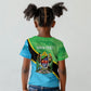 Personalized Tanzania Independence Day Kid T shirt Happy 65th Anniversary Grunge Flag