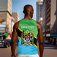 Personalized Tanzania Independence Day Men Tank Top Happy 65th Anniversary Grunge Flag