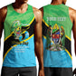 Personalized Tanzania Independence Day Men Tank Top Happy 65th Anniversary Grunge Flag