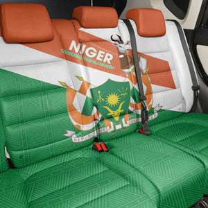 Afro Niger Back Car Seat Cover Dama Gazelle African Pattern - Republic Day