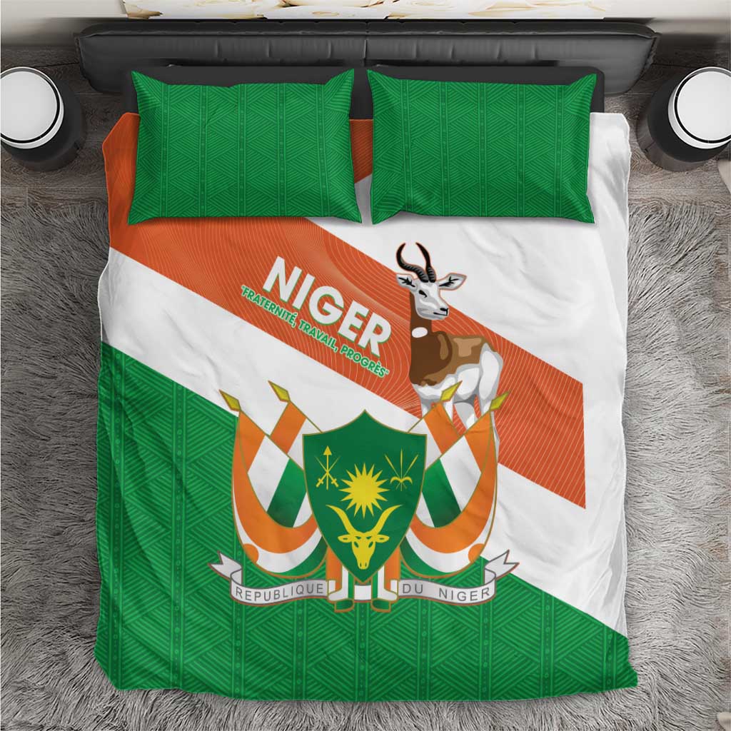 Afro Niger Bedding Set Dama Gazelle African Pattern - Republic Day