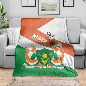 Afro Niger Blanket Dama Gazelle African Pattern - Republic Day