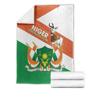 Afro Niger Blanket Dama Gazelle African Pattern - Republic Day