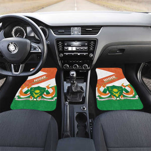 Afro Niger Car Mats Dama Gazelle African Pattern - Republic Day