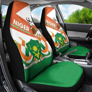 Afro Niger Car Seat Cover Dama Gazelle African Pattern - Republic Day