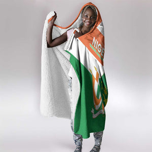 Afro Niger Hooded Blanket Dama Gazelle African Pattern - Republic Day