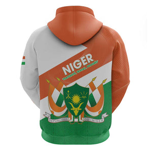 Afro Niger Hoodie Dama Gazelle African Pattern - Republic Day