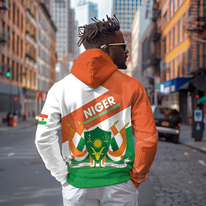 Afro Niger Hoodie Dama Gazelle African Pattern - Republic Day