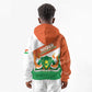 Afro Niger Kid Hoodie Dama Gazelle African Pattern - Republic Day