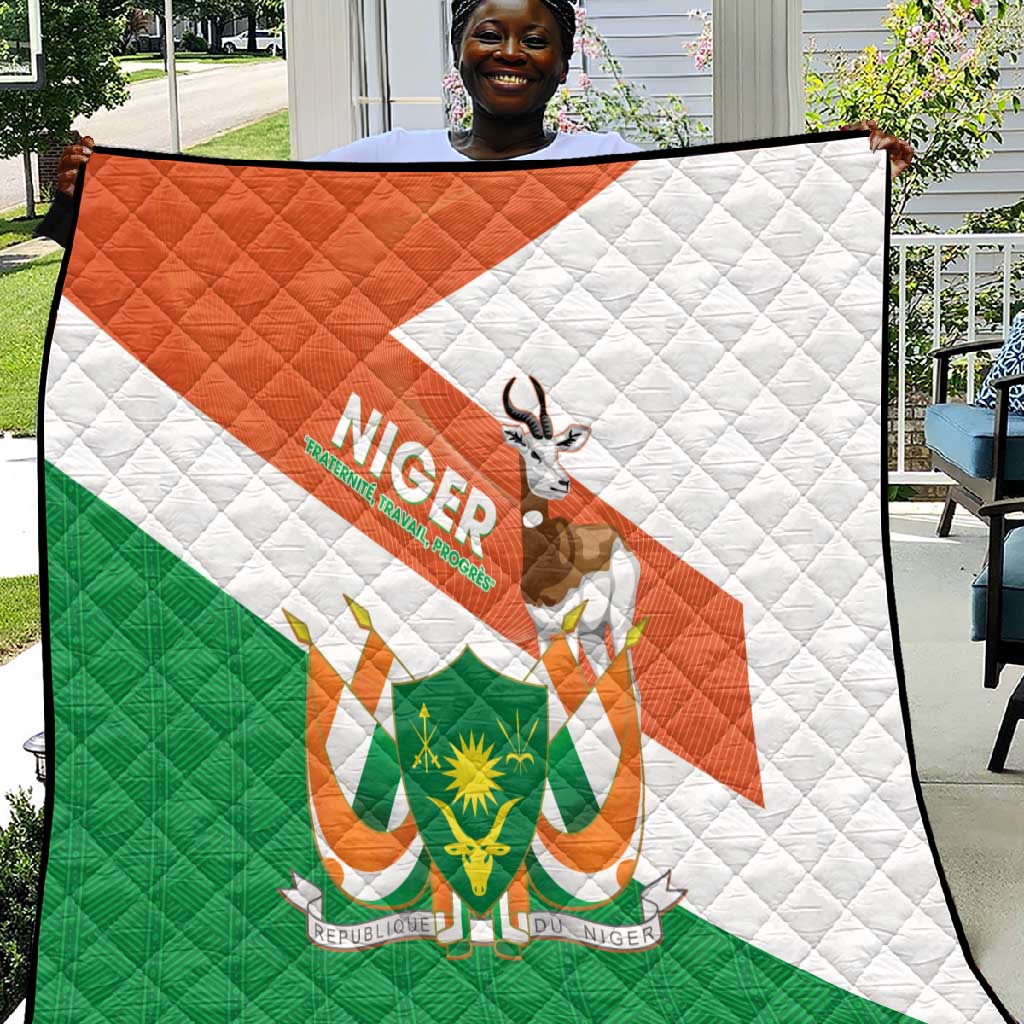 Afro Niger Quilt Dama Gazelle African Pattern - Republic Day